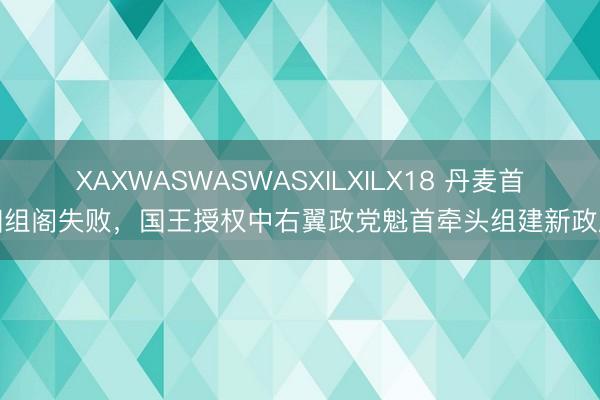 XAXWASWASWASXILXILX18 丹麦首相组阁失败，国王授权中右翼政党魁首牵头组建新政府